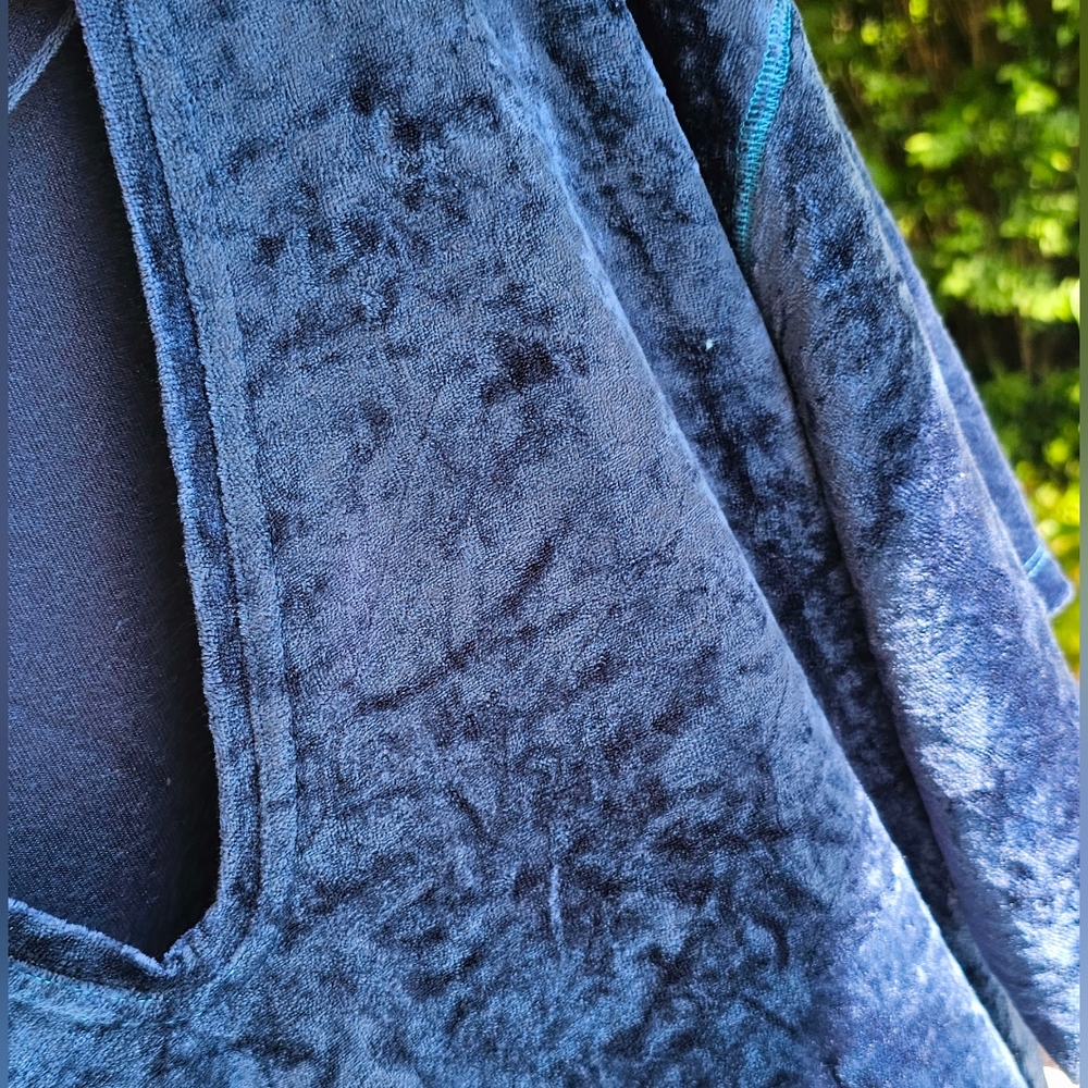Free People Blue Velvet Tunic - NWT! - Picture 8 of 11